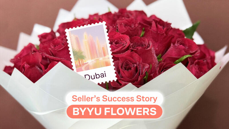 Seller’s Success Story: How BYYU Flowers Grew on Flowwow in Dubai