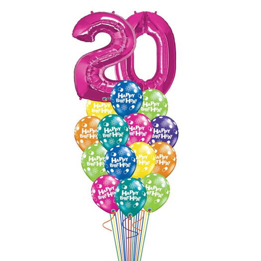 Any Pink Numbers And 15 Balloons