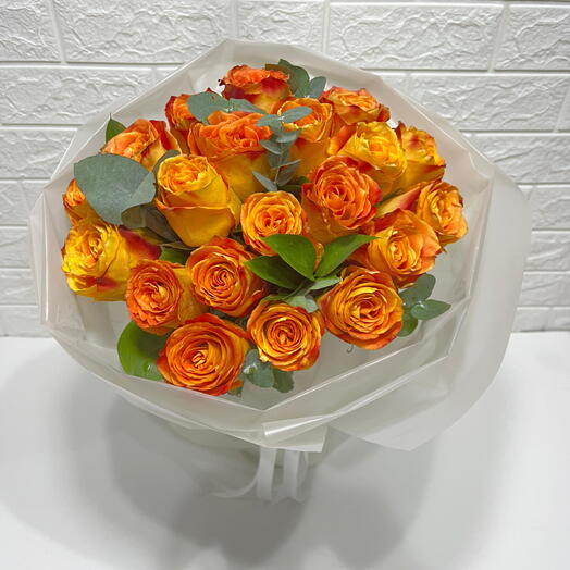 Orange Garden Bouquet-Style