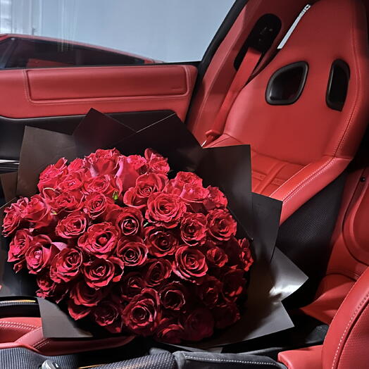 Bouquet de roses rouges