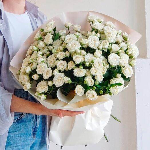 White baby rose (29pis)