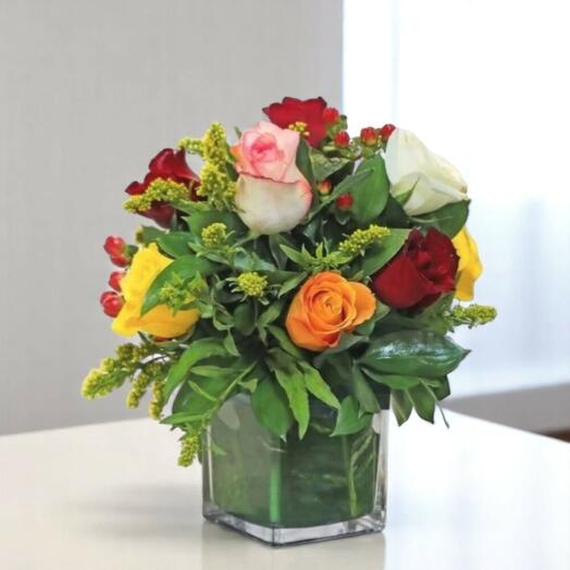 Зимний свежий букет