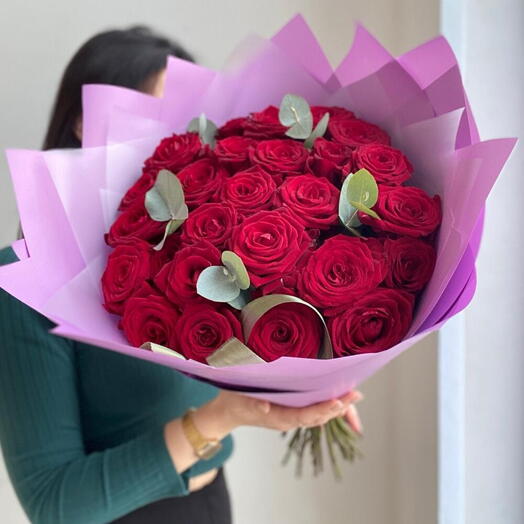 Ocean Red Roses Bouquet