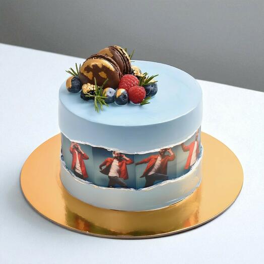 Gâteau photo au chocolat de rêve pour lui