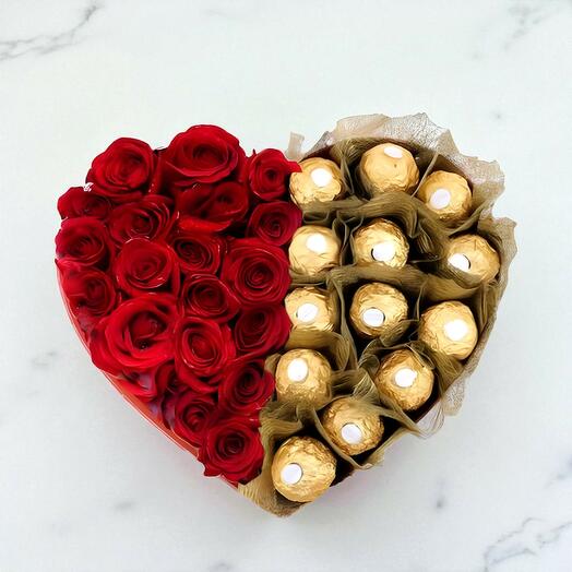 La Fete Indulgent Delight: Chocolate Basket Arrangement