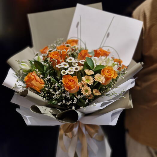 Оранжевые розы