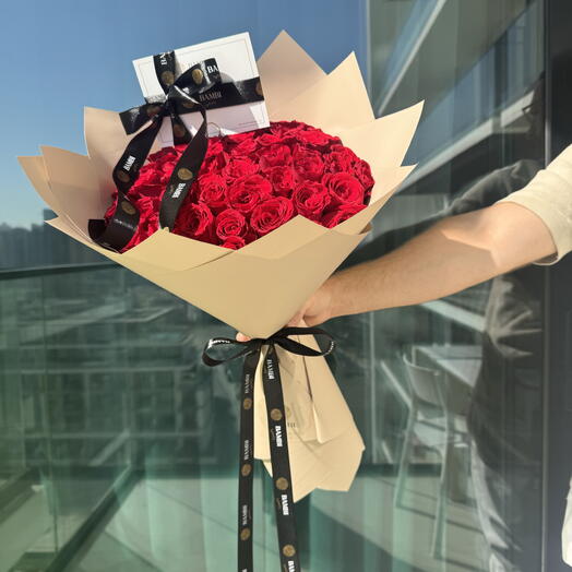 55 Red Rose Bouquet