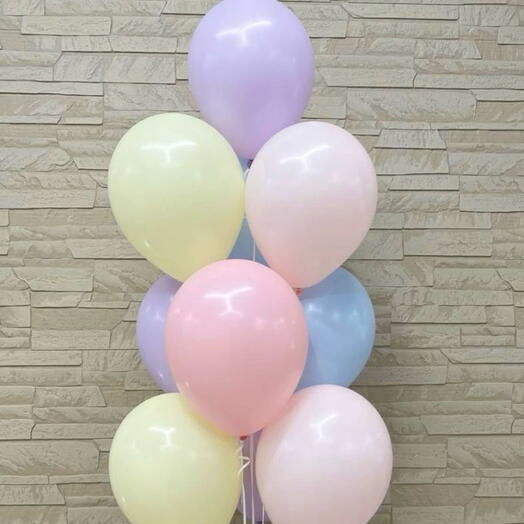 Набор пастельных воздушных шаров