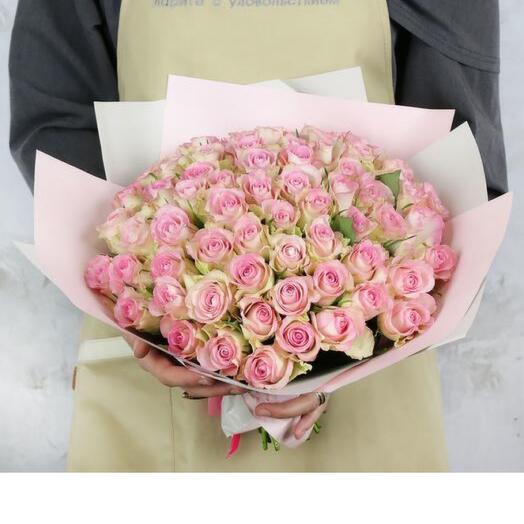 101 Breathtaking Pink Rose Bouquet-597