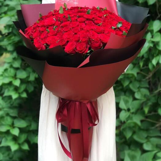 Bouquet de 151 roses rouges