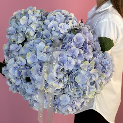 Emberly: Букет из 10 голубых гортензий