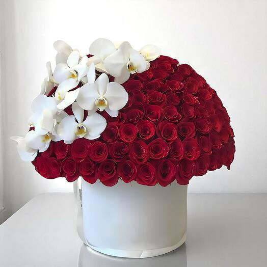 Luxury 101 Red Rose Box