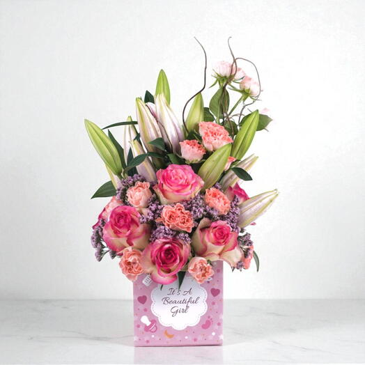 Signature Baby Girl Box – Mixed Pink