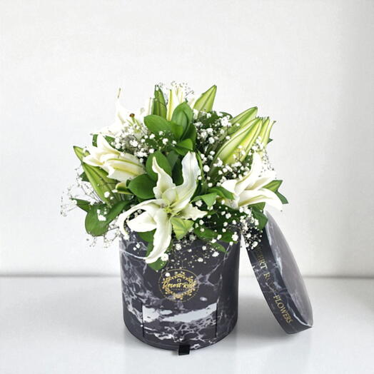 Boîte Tiroir Signature – Lys Blanc