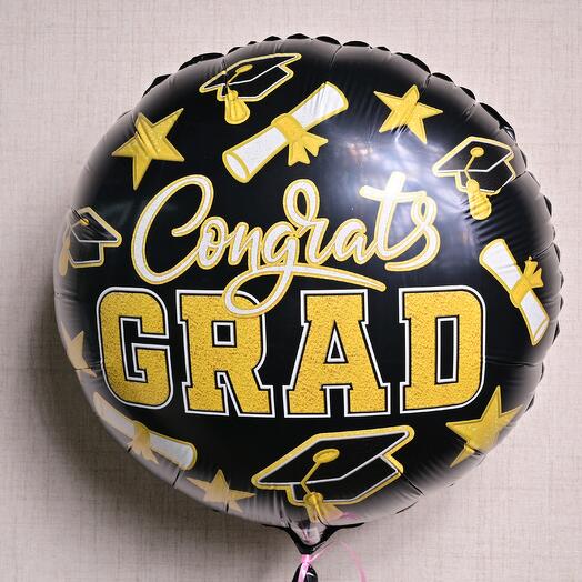 Фольгированный шар «Поздравляем, выпускник» 6974