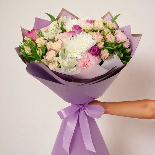 БУКЕТ МИКС ИЗ ГОЛЛАНДСКИХ ЦВЕТОВ