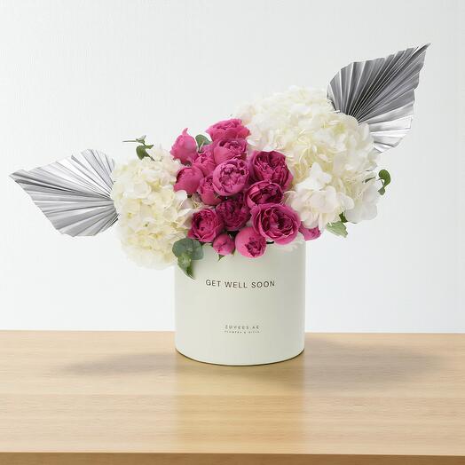 Элегантная исцеляющая цветочная коробка