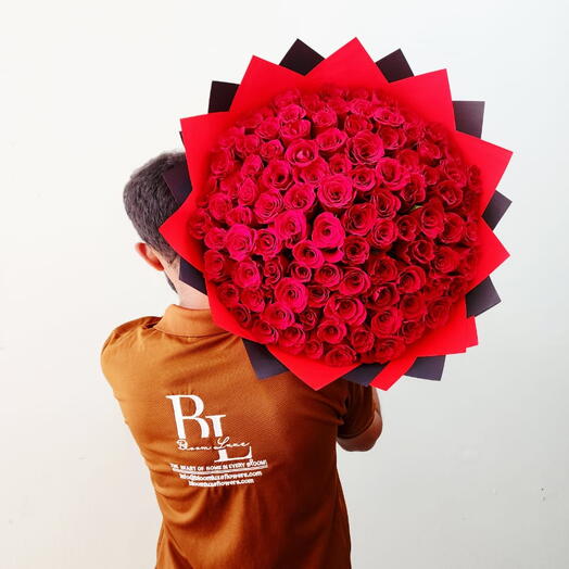 101 Red Roses Bouqaute