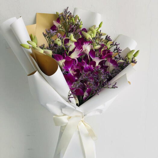 11 Purple Orchids | Luxe Wrap