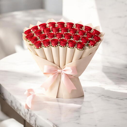 Luxury Red Roses Bouquet