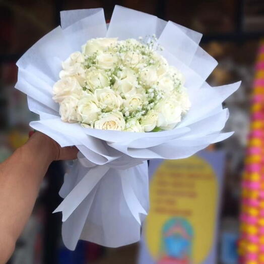 Премиум-букет из 15 роз