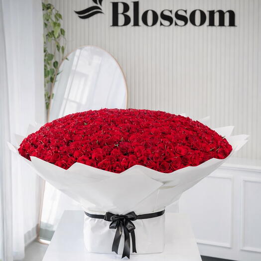 Букет из 1001 красной розы