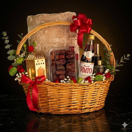 Eid Al Adha Harmony Basket — Dates, Vimto   Luxury Treats