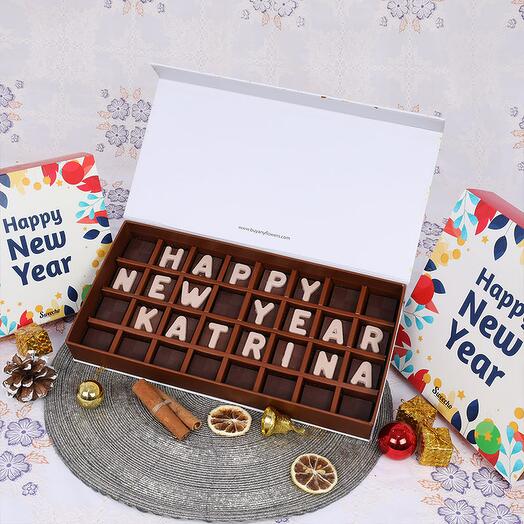 Customize New Year Chocolates By Sweecho