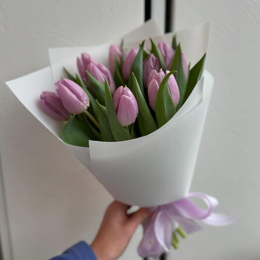 Розовый тюльпан A букет