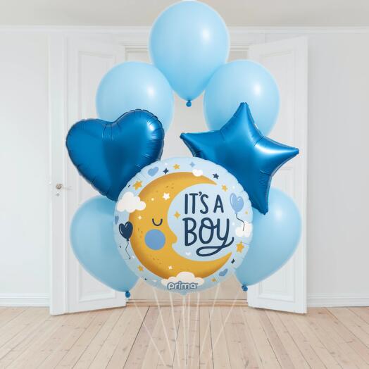 Набор из 8 воздушных шаров «Это луна для мальчика»