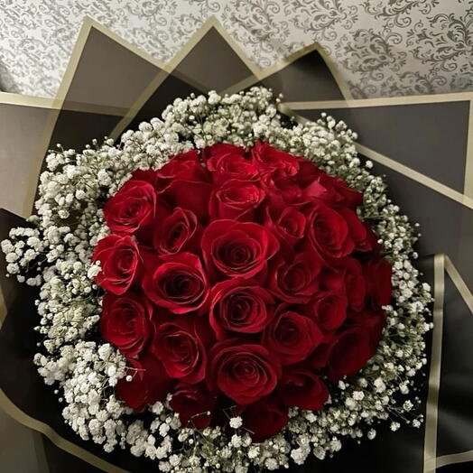 Exquisite 20 Red Roses Premium Bouquet