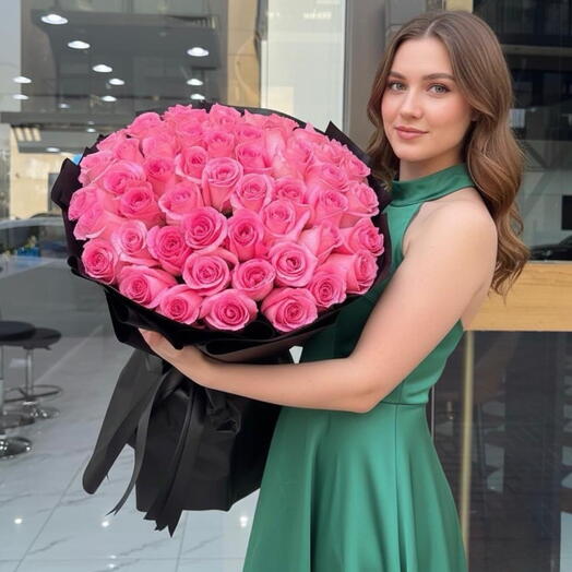 Букет из 51 розы "Возрождение"