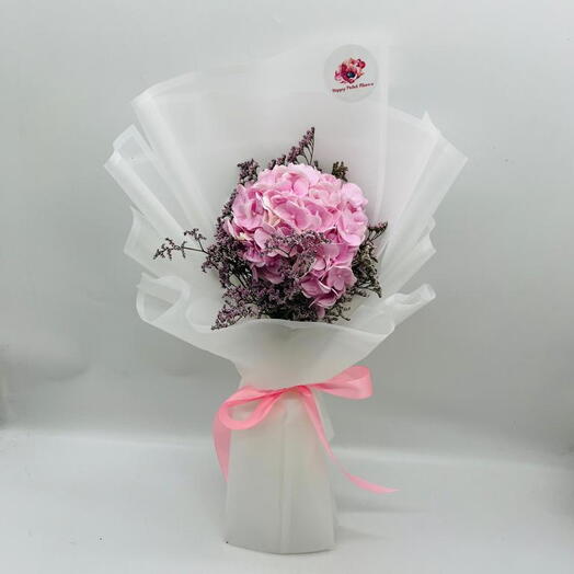 Pink Hydrangea Small Bouquet HPF226
