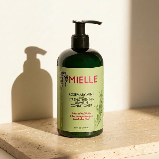 بلسم مييل المقوي الذي يُترك على الشعر برائحة إكليل الجبل والنعناع