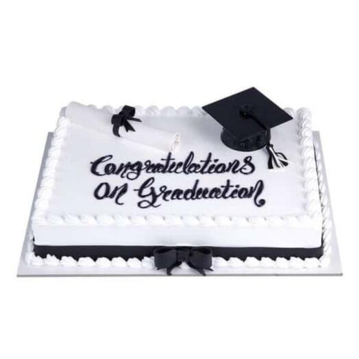 Simple Graduation Cake