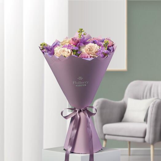 "Blueberry Smoothie" Bouquet S