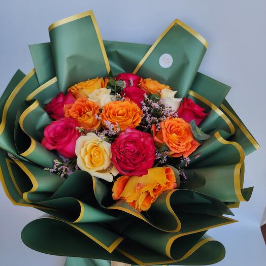 Смешанный букет цветов