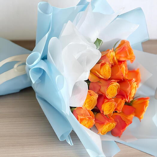 Elegant Orange Roses