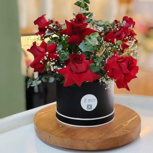 Romantic Bloom Box – Red Elegance