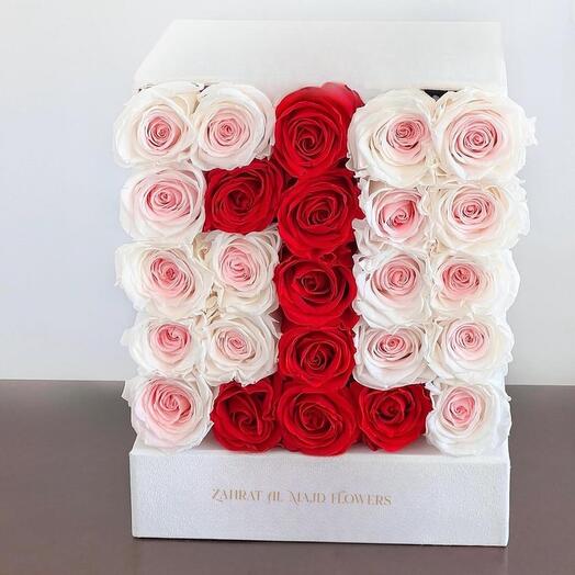 Бокс-цифра -Мини Красный