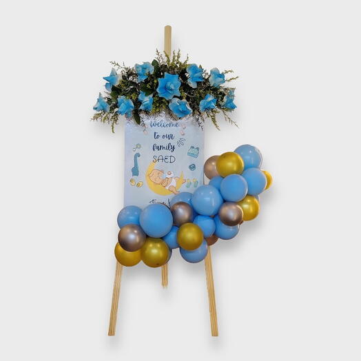 Welcome Baby Flower Stand