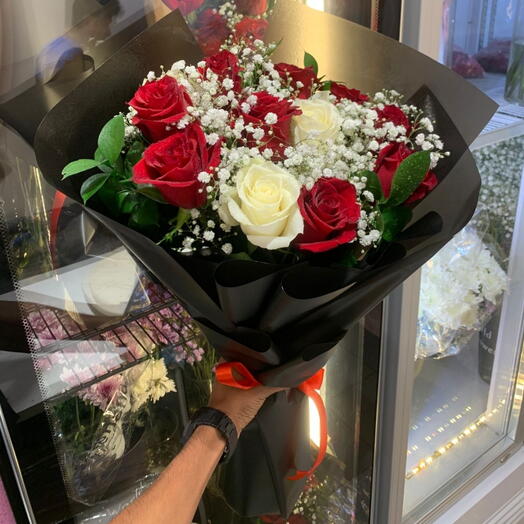 Red Rose Bouquet for Anniversary