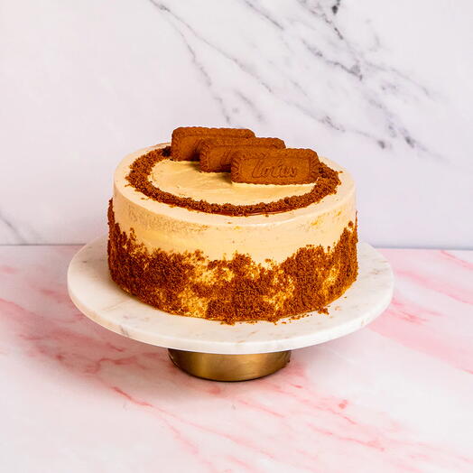 Gâteau Délice Lotus au Miel | Génoise au miel avec Lotus Biscoff   Confiture de lait