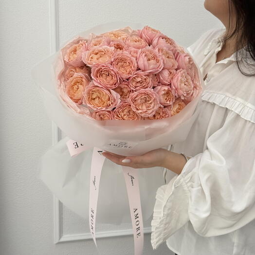 9 Spray Peony Roses Julietta