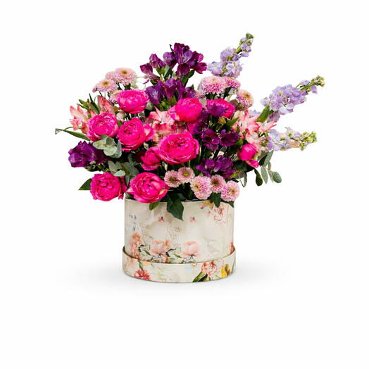 Цветочная коробка «Зачарованный цветок»