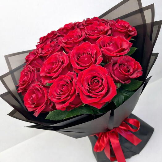 Полуночная любовь (15 роз)