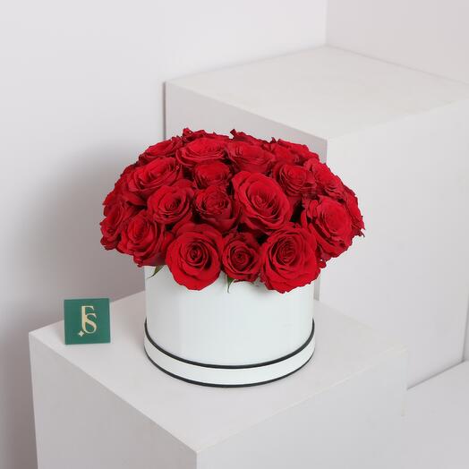 Red Box Roses