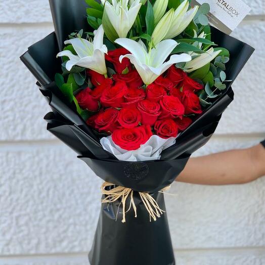 Букет глубокой нежности