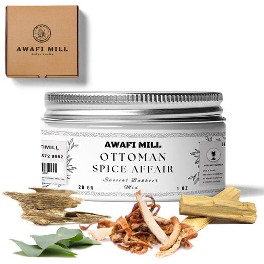 AWAFI MILL Ottoman Spice Affair Bakhoor Mix — уникальная смесь бахура — флакон 170 грамм (6 унций)