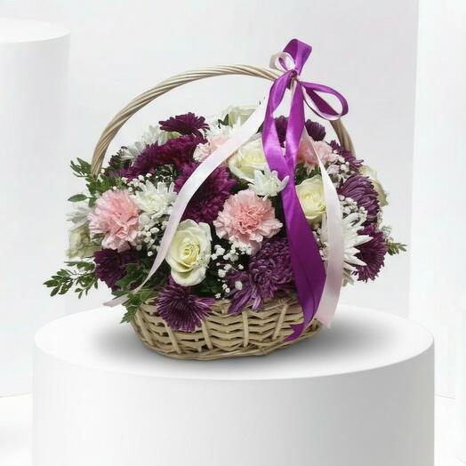 Корзина «Лавандовая аллея»